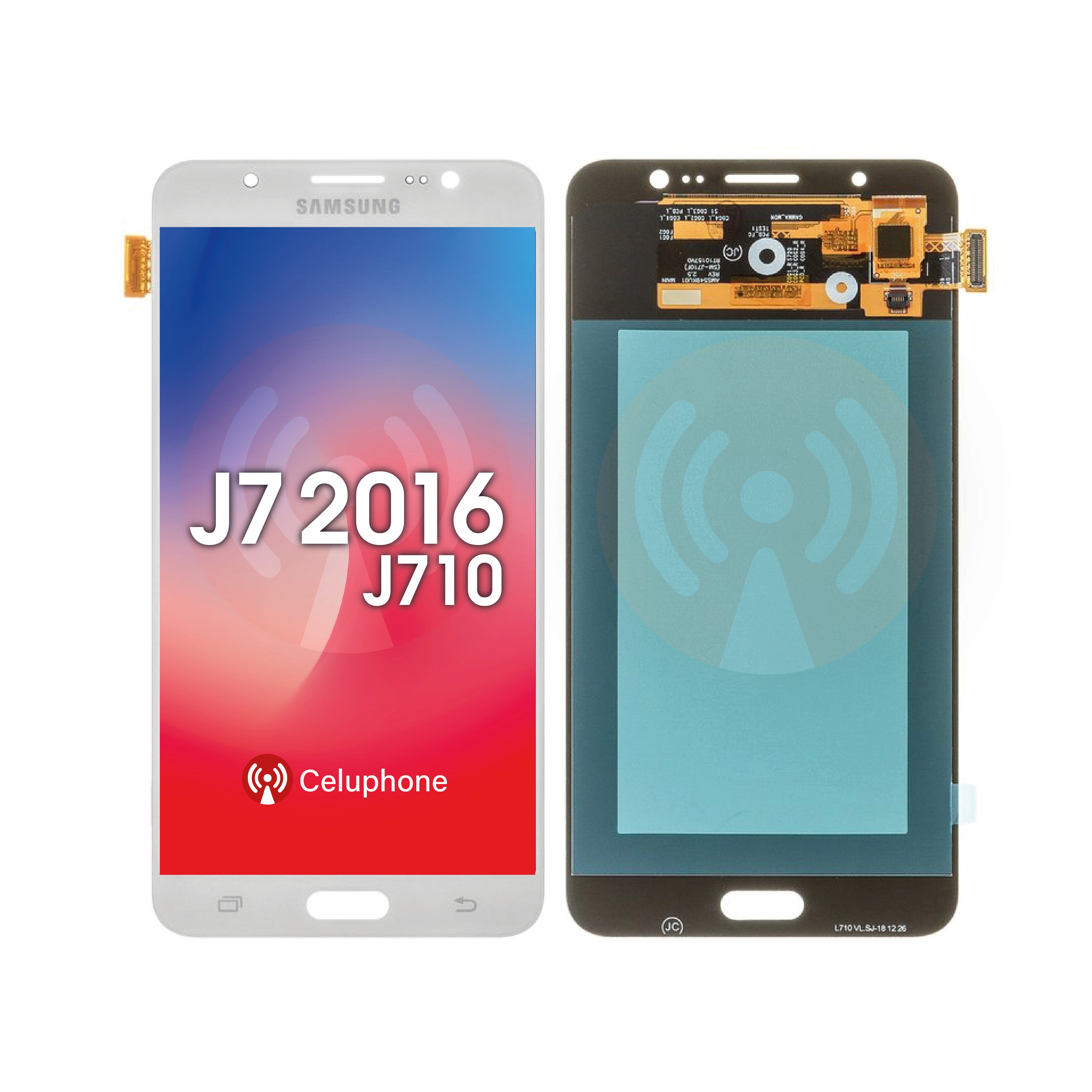 Modulo Samsung J7 J710 Oled Blanco