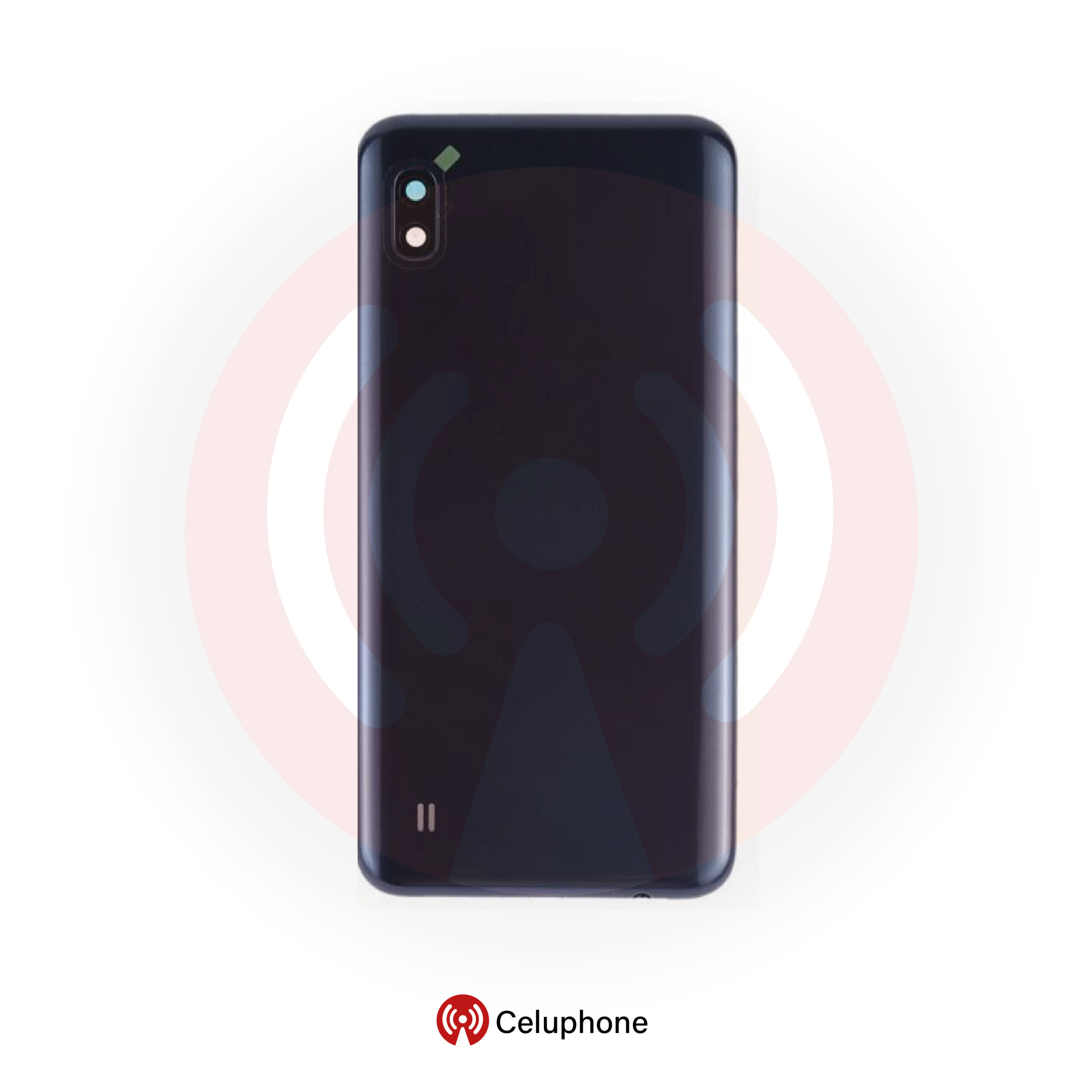 Tapa trasera Samsung A10 Negra (con lente de camara)